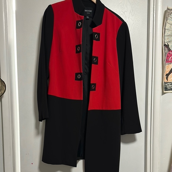 Insight Jackets & Blazers - Insight Red and Black Women's Coat in size 14